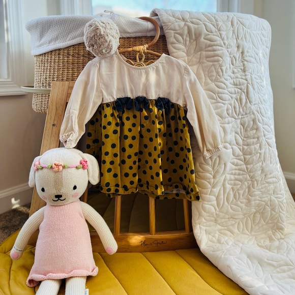 Zara baby girl dress polkadot 9-12M - Picture 2 of 8